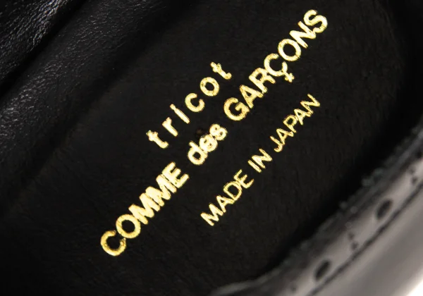 tricot COMME des GARCONS Patent Wingtip Slip-on Shoes K-175351_014