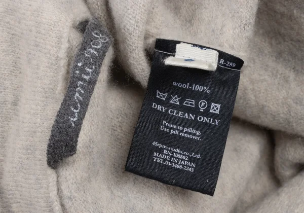 45rpm 45R umii908 Wool Brushed Pullover Hoodie K-175353_016