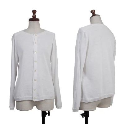 45rpm 45R Sleeves Design Cotton Knit Cardigan