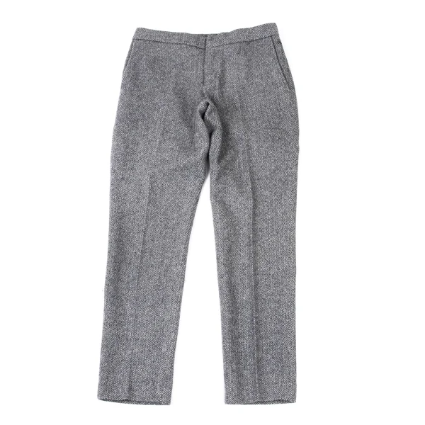 45rpm 45R Wool Blend Herringbone Pants Grey 2 K-175357_001