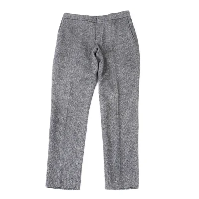 45rpm 45R Wool Blend Herringbone Pants