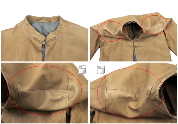 45rpm 45R Chinese Buttons Leather Jacket K-175358_005