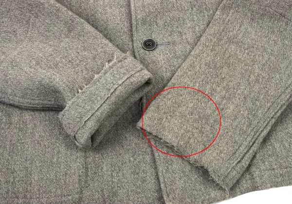 R by 45rpm Wool Cut Off Stand Collar Jacket K-175359_007