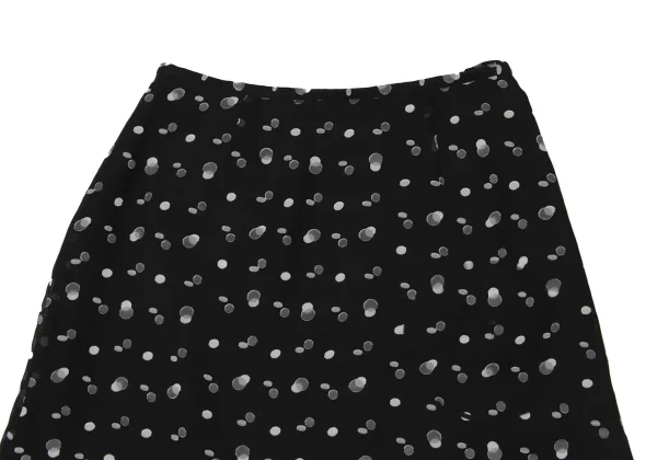 La Mode BALENCIAGA Poly Sheer Dot Skirt K-175361_003