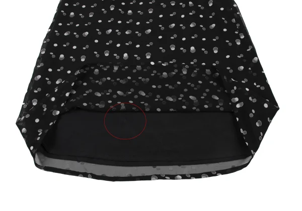 La Mode BALENCIAGA Poly Sheer Dot Skirt K-175361_008