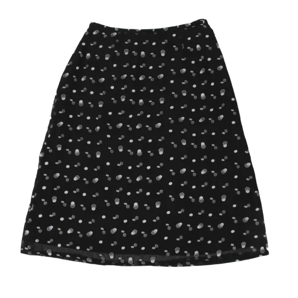 La Mode BALENCIAGA Poly Sheer Dot Sleeveless Top & Skirt K-175362_011