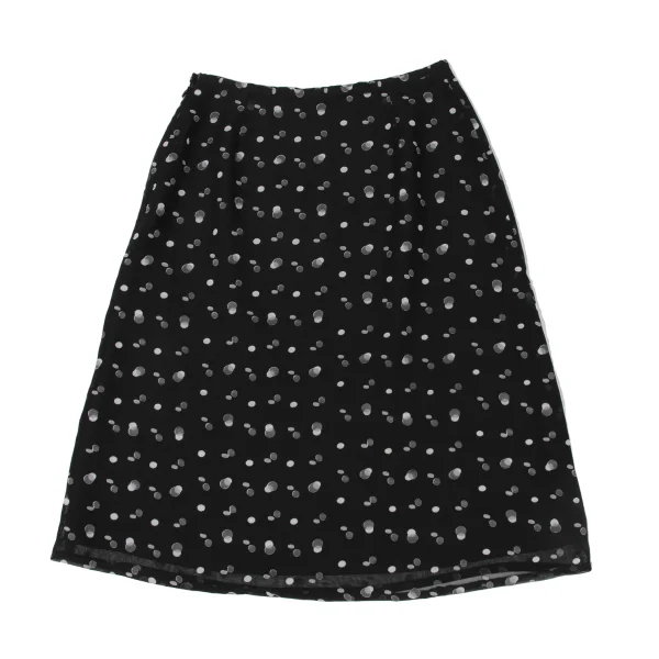 La Mode BALENCIAGA Poly Sheer Dot Sleeveless Top & Skirt K-175362_018