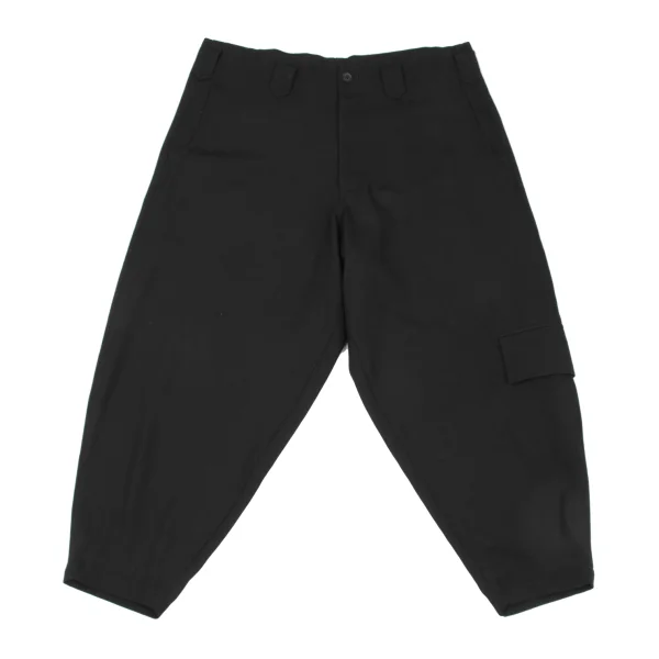 Yohji Yamamoto POUR HOMME Wool Side Pocket Pants Black 2 K-175364_001