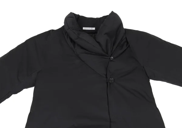 PLEATS PLEASE Padded Zip Shawl Collar Down Jacket K-175367_003