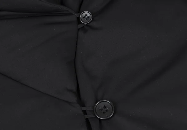 PLEATS PLEASE Padded Zip Shawl Collar Down Jacket K-175367_005