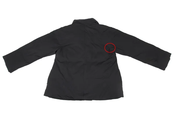 PLEATS PLEASE Padded Zip Shawl Collar Down Jacket K-175367_016