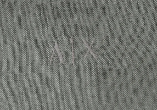ARMANI EXCHANGE Linen Embroidered Logo Long Sleeve Shirt K-175368_005