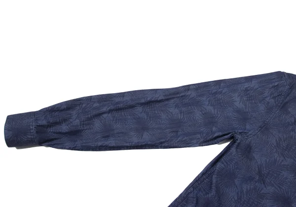 ARMANI EXCHANGE Botanical Print Chambray Long Sleeve Shirt K-175369_006