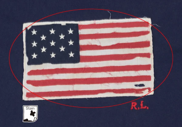 POLO RALPH LAUREN Stars and Stripes Patch T Shirt K-175370_004
