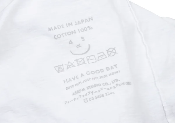 45rpm 45R Logo Embroidery Oversize T-shirt K-175373_012