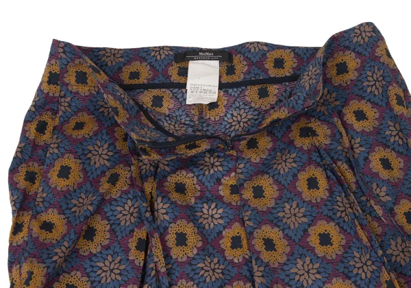 Max Mara WEEKEND LINE Cotton Graphic Print Wide Pants K-175377_007