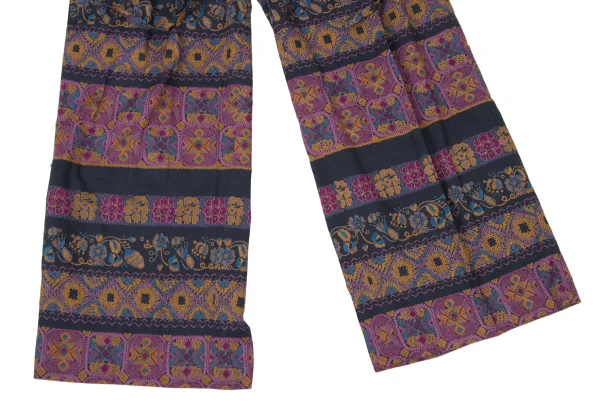 Max Mara WEEKEND LINE Cotton Graphic Print Wide Pants K-175377_008