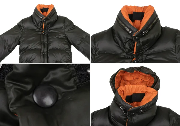 L.G.B Nylon Back Zip Pocket Design Down Jacket K-175382_003