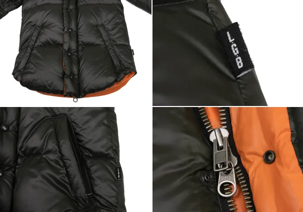 L.G.B Nylon Back Zip Pocket Design Down Jacket K-175382_007