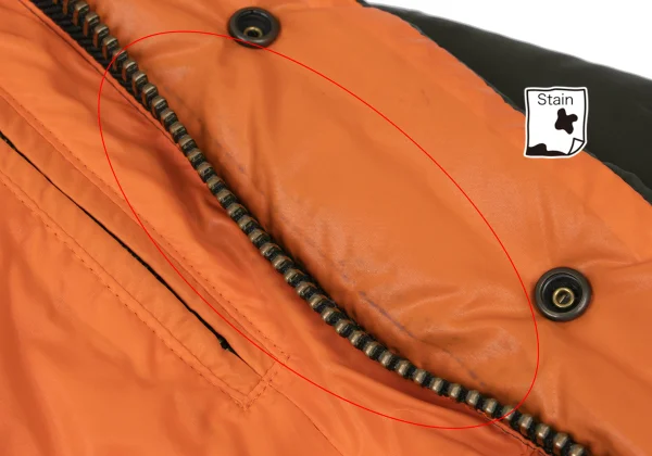 L.G.B Nylon Back Zip Pocket Design Down Jacket K-175382_010