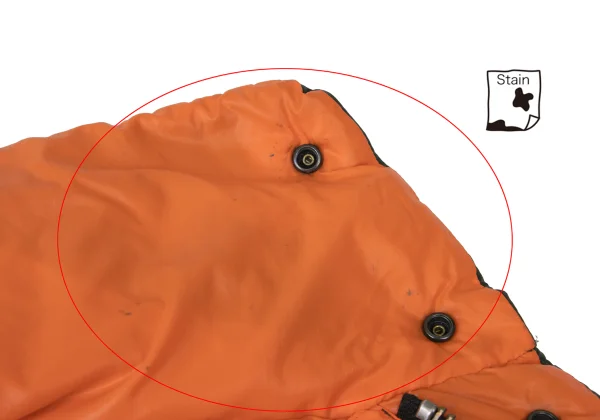 L.G.B Nylon Back Zip Pocket Design Down Jacket K-175382_012
