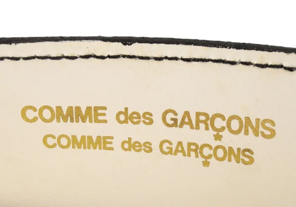 COMME des GARCONS Message Printed Leather Tote Bag K-175383_017