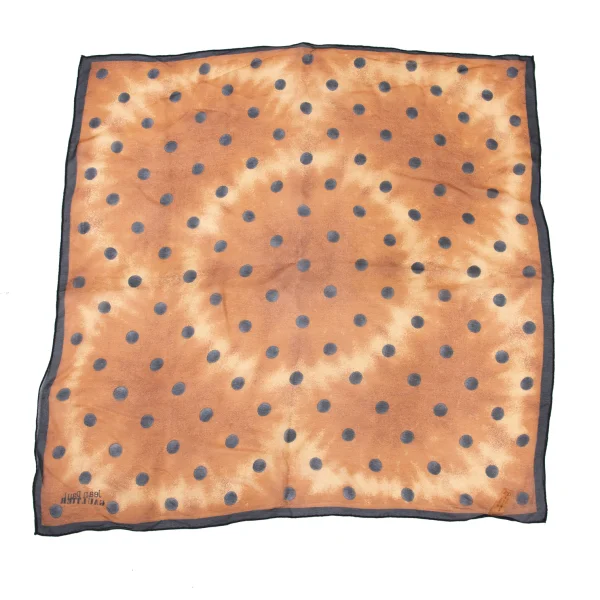 Jean Paul GAULTIER Silk Dot Print Scarf K-175384_003