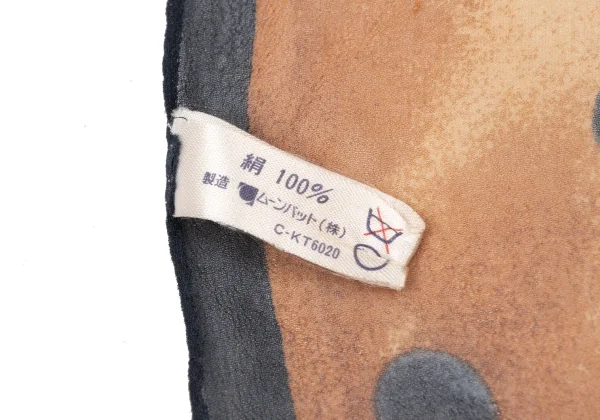 Jean Paul GAULTIER Silk Dot Print Scarf K-175384_006