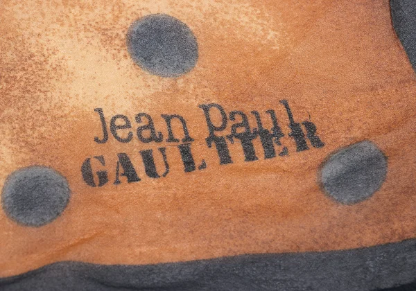 Jean Paul GAULTIER Silk Dot Print Scarf K-175384_007