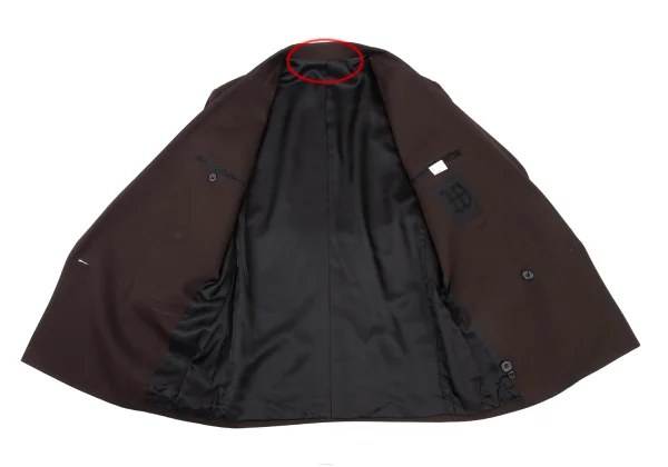 WORKSHOP Wool Gaba Double-breasted Jacket K-175386_014