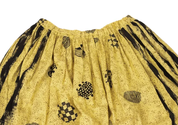 Plantation Graphic Blurred Stripe Print Skirt K-175389_004