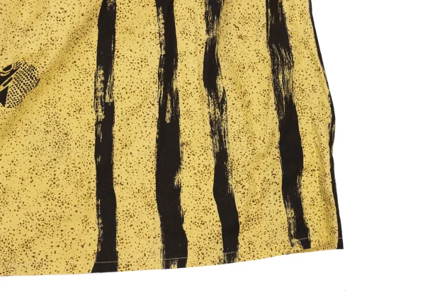 Plantation Graphic Blurred Stripe Print Skirt K-175389_010