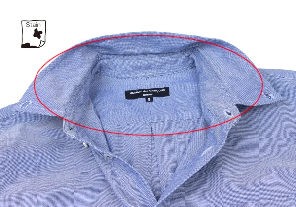 COMME des GARCONS HOMME Cotton Oxford Button Down Shirt K-175391_005