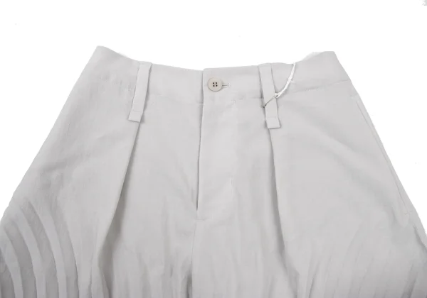 ISSEY MIYAKE Poly Curve Pleats Pants K-175395_002