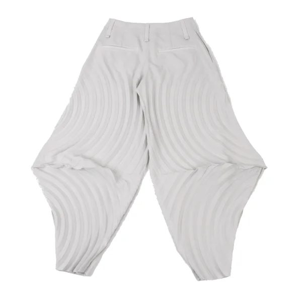 ISSEY MIYAKE Poly Curve Pleats Pants K-175395_008