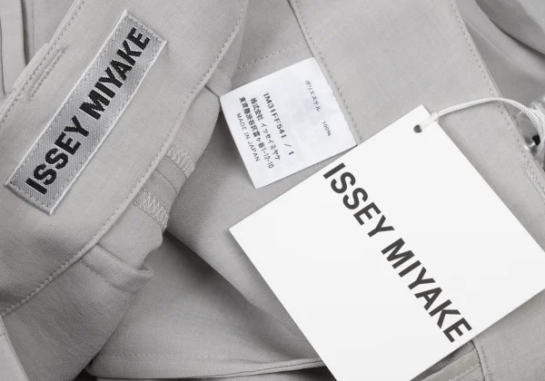 ISSEY MIYAKE Poly Curve Pleats Pants K-175395_013