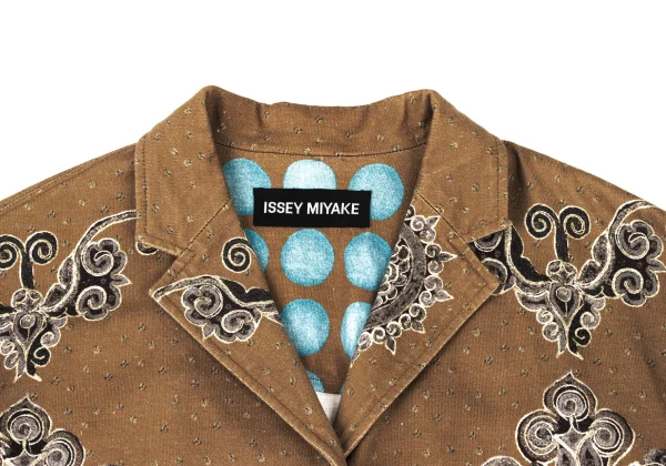 ISSEY MIYAKE Printed Cotton Jacket K-175396_004