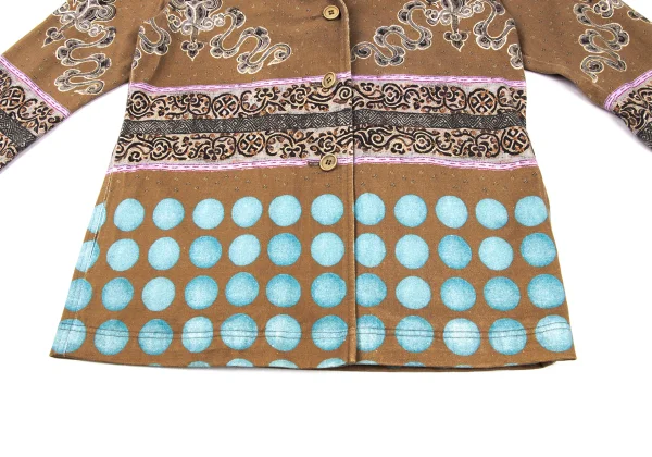 ISSEY MIYAKE Printed Cotton Jacket K-175396_009