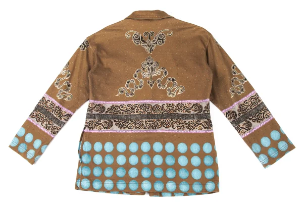 ISSEY MIYAKE Printed Cotton Jacket K-175396_014