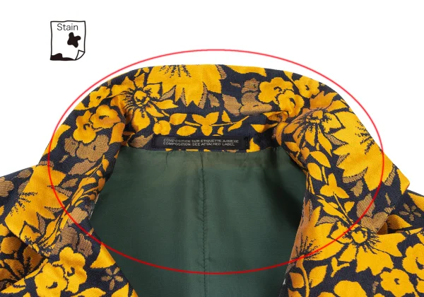 Y's Floral Jacquard Jacket K-175397_005