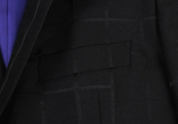 ISSEY MIYAKE MEN Silk Blended Check Jacket K-175398_006