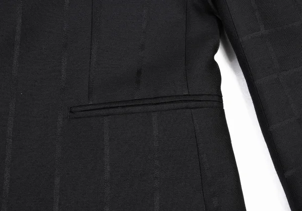 ISSEY MIYAKE MEN Silk Blended Check Jacket K-175398_012