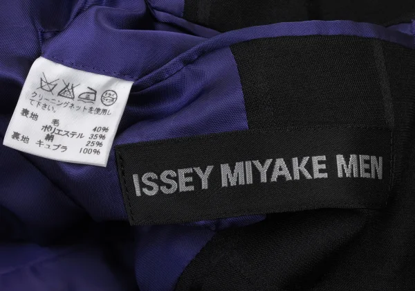 ISSEY MIYAKE MEN Silk Blended Check Jacket K-175398_018