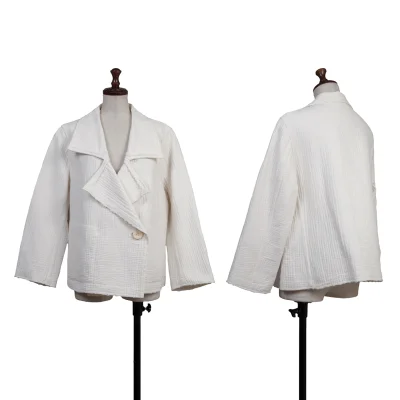 ISSEY MIYAKE HaaT Wrinkle Cotton Jacket