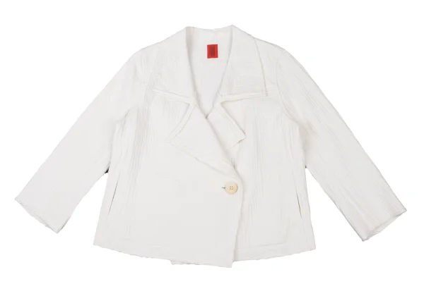 ISSEY MIYAKE HaaT Wrinkle Cotton Jacket K-175400_002