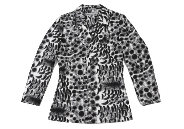 ISSEY MIYAKE Poly Stretch Graphic Jacket K-175401_002