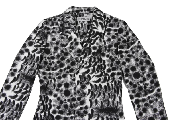 ISSEY MIYAKE Poly Stretch Graphic Jacket K-175401_003