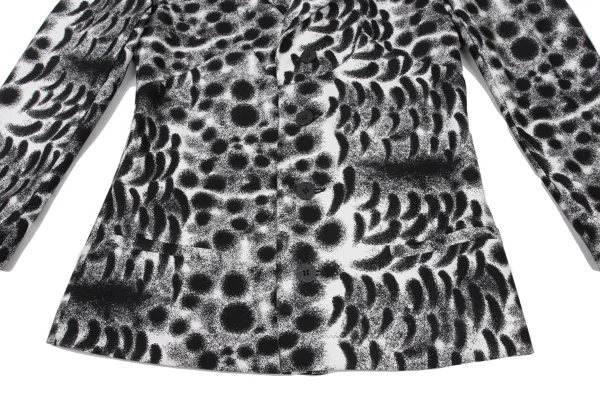 ISSEY MIYAKE Poly Stretch Graphic Jacket K-175401_009
