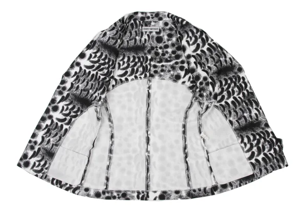 ISSEY MIYAKE Poly Stretch Graphic Jacket K-175401_012