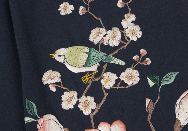 VIVIENNETAM Floral Bird Embroidery Tunic K-175402_011